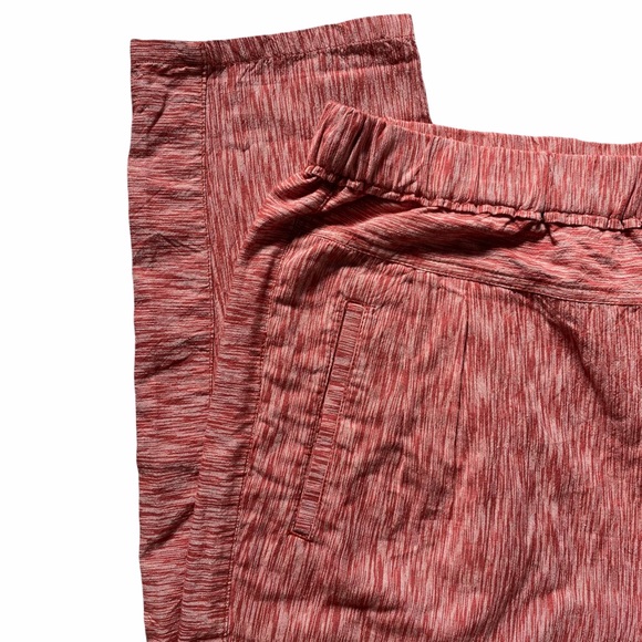 Anthropologie Striped Linen Red Motif Pants Large - Picture 5 of 14